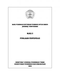 BUKU 2 PENILAIAN PORTOFOLIO