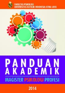 Buku Panduan Akademik Prodi MPsi