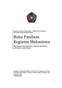 Buku Panduan Fasilitator - Ilmu Keperawatan - Universitas ...