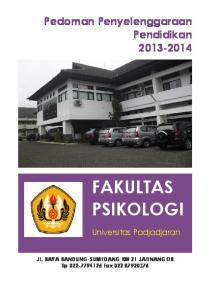 Buku Pedoman Fakultas Psikologi