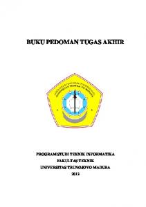 buku pedoman tugas akhir 2012