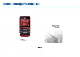 Buku Petunjuk Nokia E63