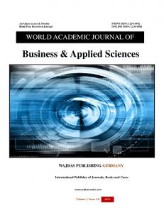 Business & Applied Sciences