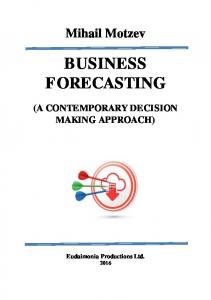 business forecasting