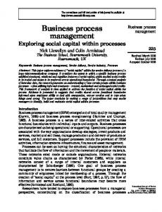 Business process management