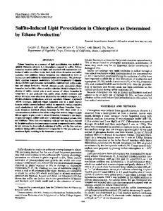 by Ethane Production - NCBI