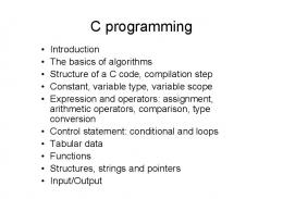 C programming