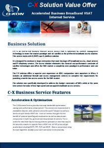 C-X Solution Value Offer