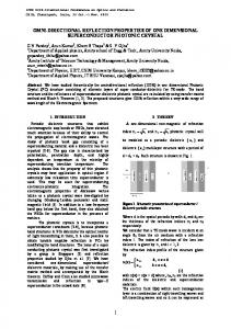 c4.1 omni-directional reflection properties of one directional ...