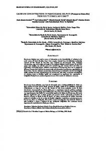 CADMIUM CONCENTRATIONS IN