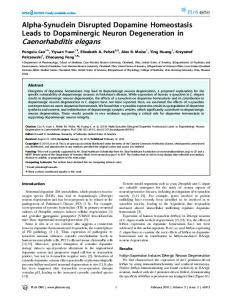 Caenorhabditis elegans - PLOS