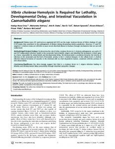 Caenorhabditis elegans - PLOS