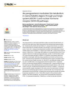 Caenorhabditis elegans - PLOS