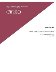 Cahier 14-2005 - cireq