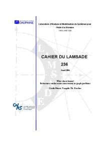 cahier du lamsade 236