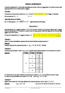 Calcolo Combinatorio 3