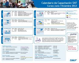 Calendario de Cursos