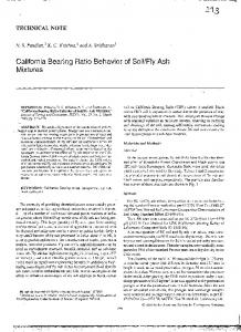 California Bearing Ratio Behavior of Soil/Fly Ash ...