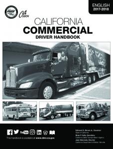 California Commercial Driver Handbook