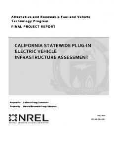 California Statewide Plug-In Electric Vehicle Infrastructure ... - NREL