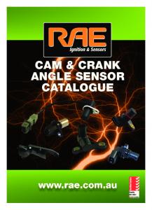 CAM & CRANK ANGLE SENSOR CATALOGUE