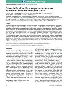 Can variable pH and low oxygen moderate ... - Wiley Online Library