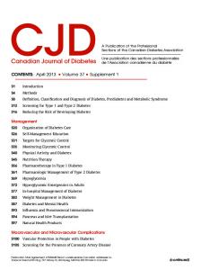 Canadian Journal of Diabetes