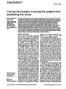 Cancer biomarkers - Future Medicine