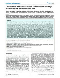 Cannabidiol Reduces Intestinal Inflammation ... - Semantic Scholar