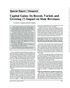 Capital Gains - CiteSeerX