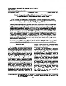 Capsicum Chinense - Maxwell Science