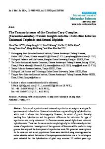 Carassius auratus - MDPI