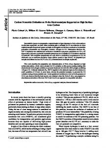 Carbon monoxide oxidation on Pt-Ru electrocatalysts supported on ...