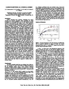 Carbon Nanotubes as a Chemical Sensor