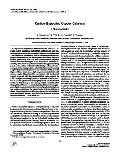 Carbon-Supported Copper Catalysts