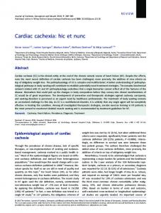 Cardiac cachexia - Wiley Online Library