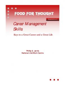 Career Management Skills - Jarvis - iaevg