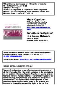 Caricature Recognition in a Neural Network