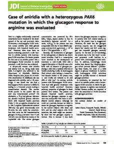 Case of aniridia with a heterozygous - Wiley Online Library