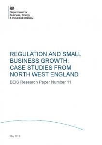 Case studies from North West England