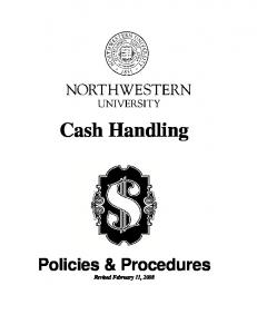 Cash Handling Policies & Procedures