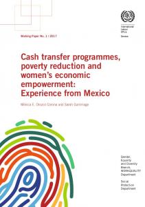 Cash transfer programmes, poverty reduction and women's economic