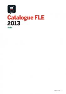 Catalogue FLE 2013