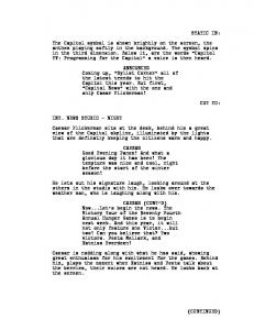 ,Catching Fire Script