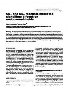 CB1 and CB2 receptor-mediated signalling: a focus ... - Science Direct