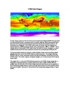 CCSM Global Polygons