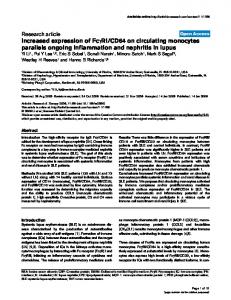 CD64 on circulating