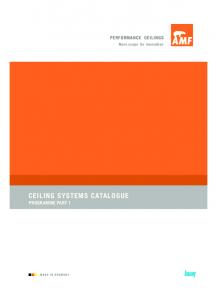 CEILING SYSTEMS CATALOGUE