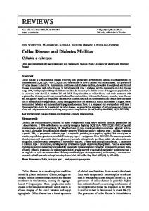 Celiac Disease and Diabetes Mellitus