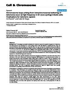 Cell & Chromosome - ScienceOpen